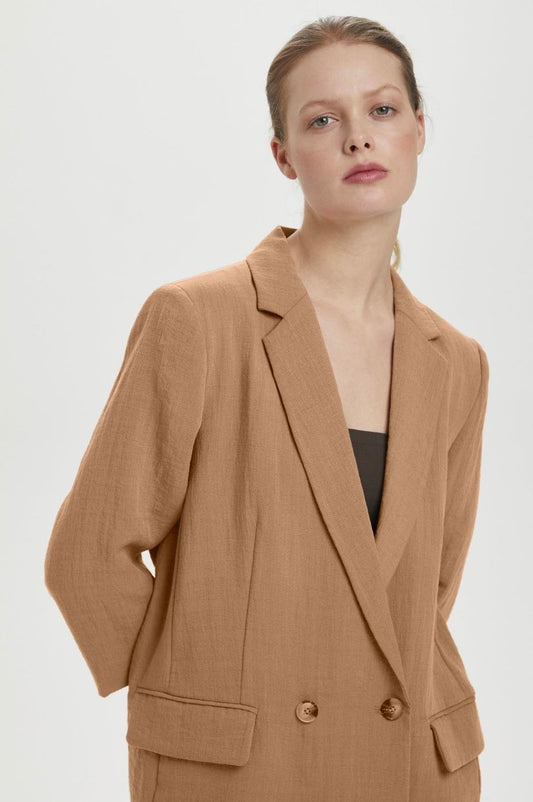 Brúnn Blazer Soaked