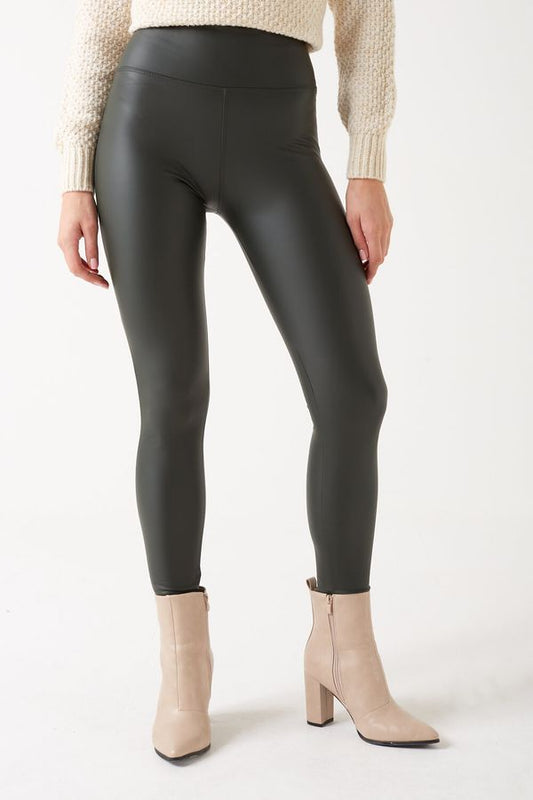 Leggingsbuxur pleður