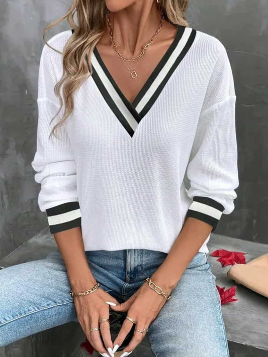 Langermabolur -V-hálsmál