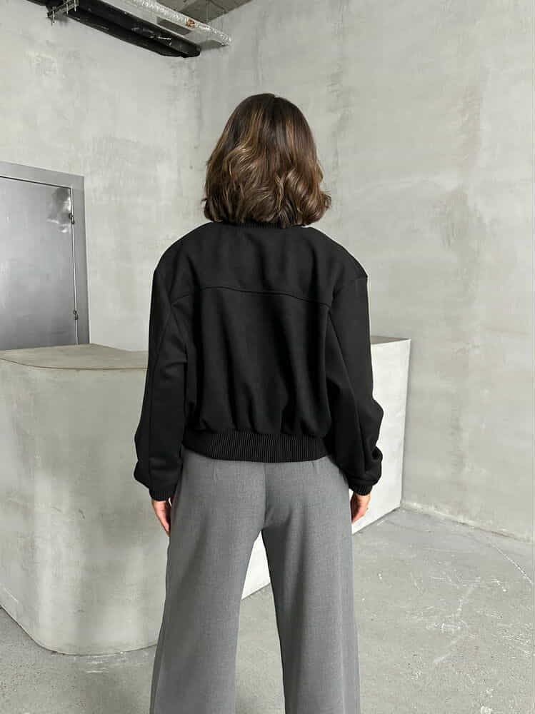 Rúskinnsjakki stuttur