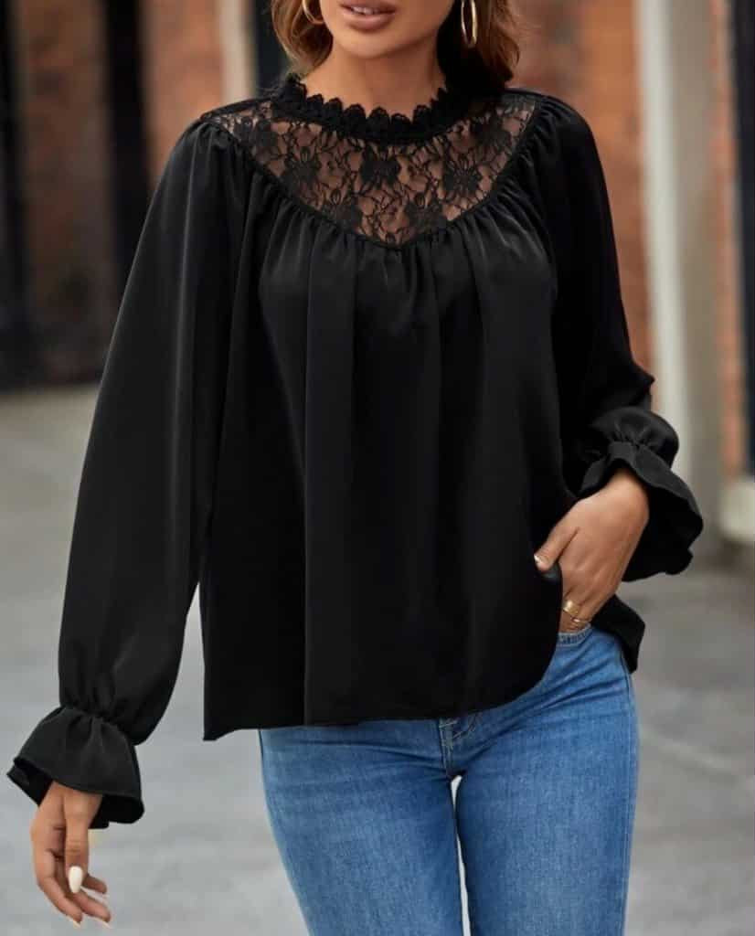 Langermablúndu skyrta