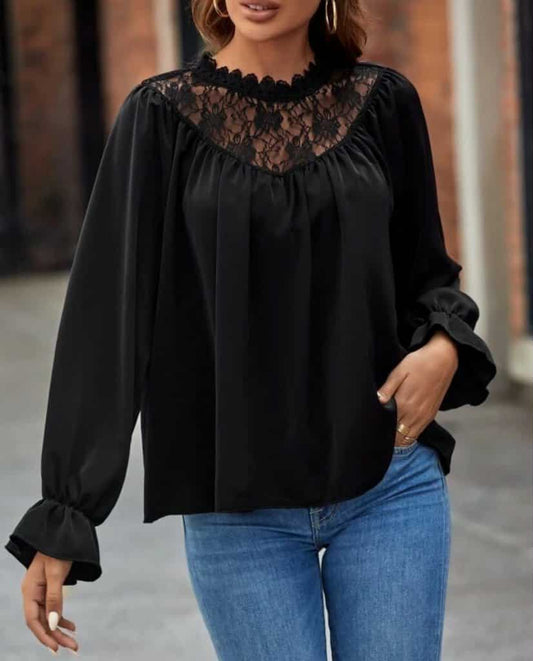 Langermablúndu skyrta