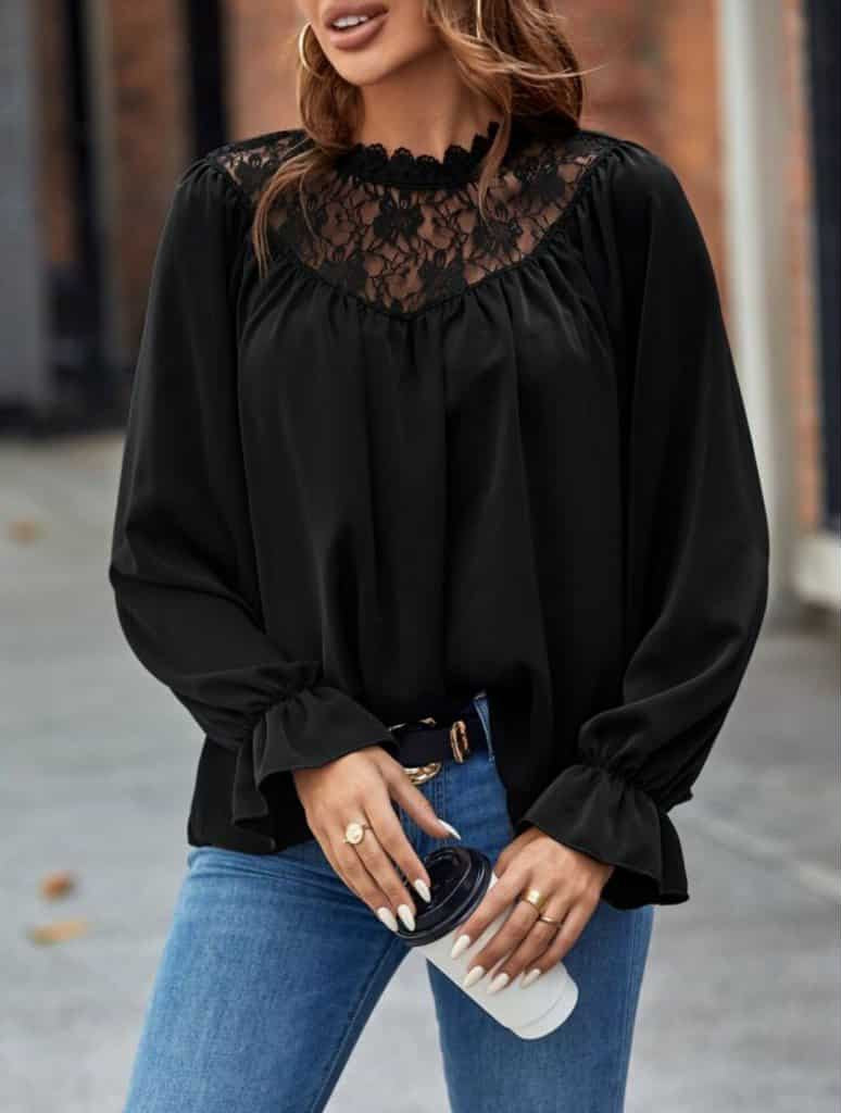 Langermablúndu skyrta